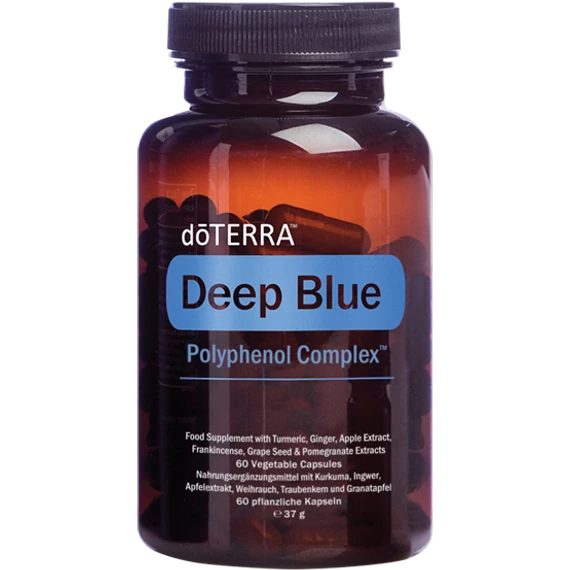 60214440 - Deep Blue™ Polyphenol Complex - Táplálékkiegészítő kurkuma, gyömbér, alma, tömjén, szőlőmag és gránátalma kivonataival